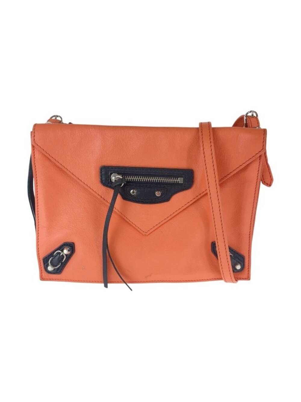 Balenciaga Papier Mini Triple Pink Silver Leather Shoulder Bag Pochette